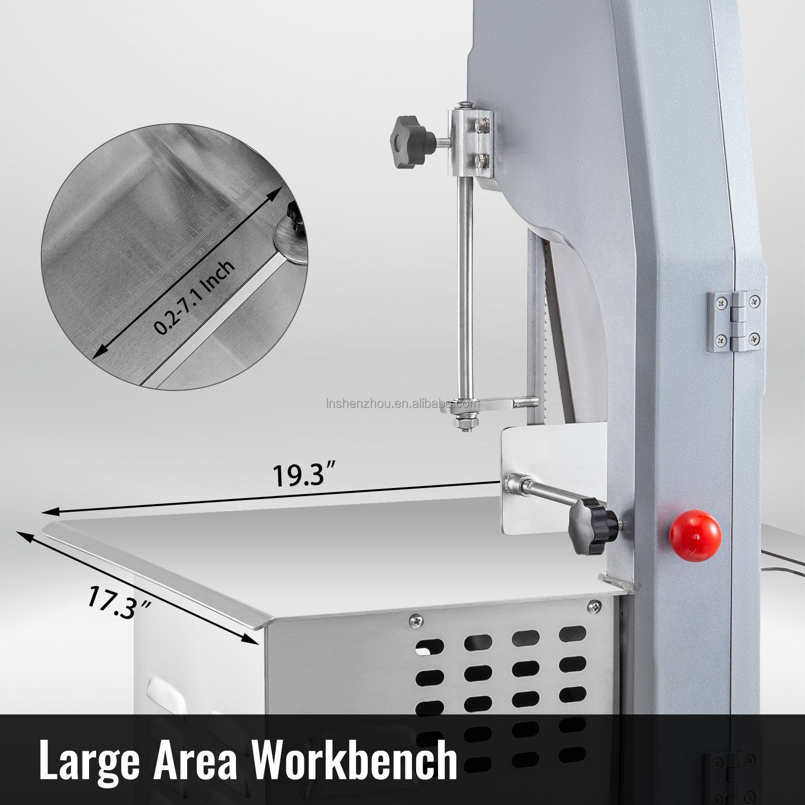 선저우 - 가정용 뼈 절단기, 냉동육 절단기 (족발/갈비/생선/고기/쇠고기용) 식품 기계 11