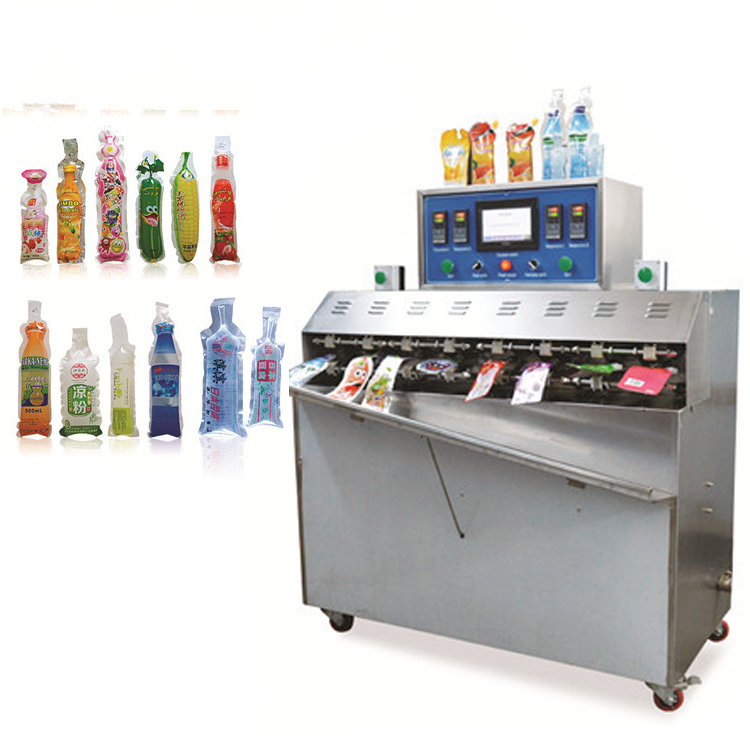 Shenzhou - Automatic Premade Stand Up Spout Pouch Filling Sealing Packaging Machines Zipper Bag Multi-function Mini Doypack Packing Machine Filling&Packing Machine 8