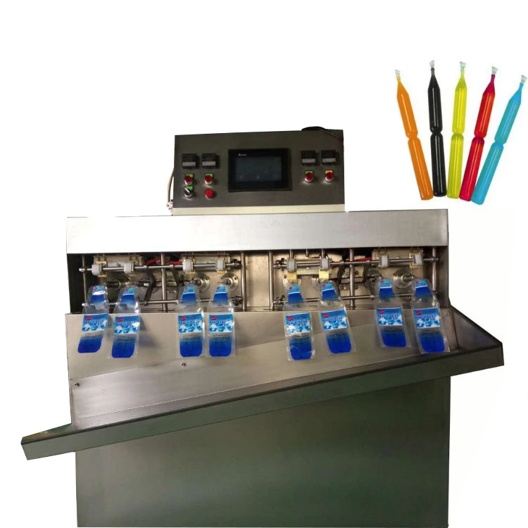 Shenzhou - Automatic Premade Stand Up Spout Pouch Filling Sealing Packaging Machines Zipper Bag Multi-function Mini Doypack Packing Machine Filling&Packing Machine 1