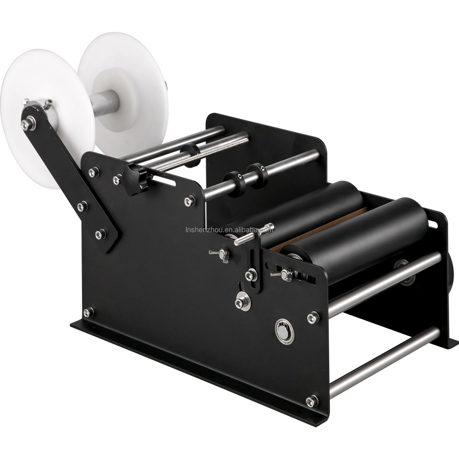 Shenzhou - Bottle Sticker Labeler Manual Bottle Labeling Machine for Plastic Glass Jar Round Bottles Labeling & Weighting Machine 1