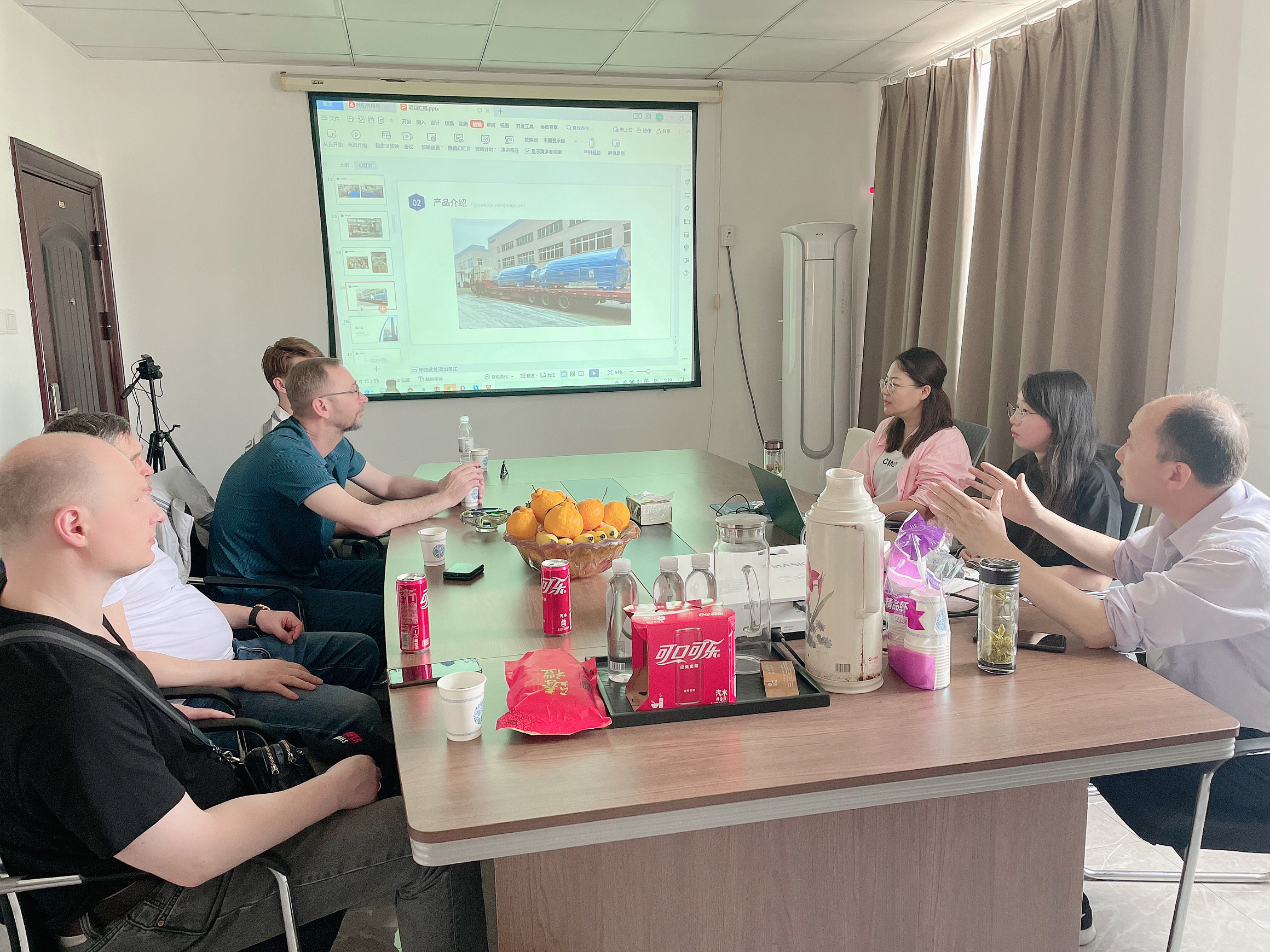 Best Russian Fish Oil Customer Visits Shenzhou Production Base Company - Shenzhou 3