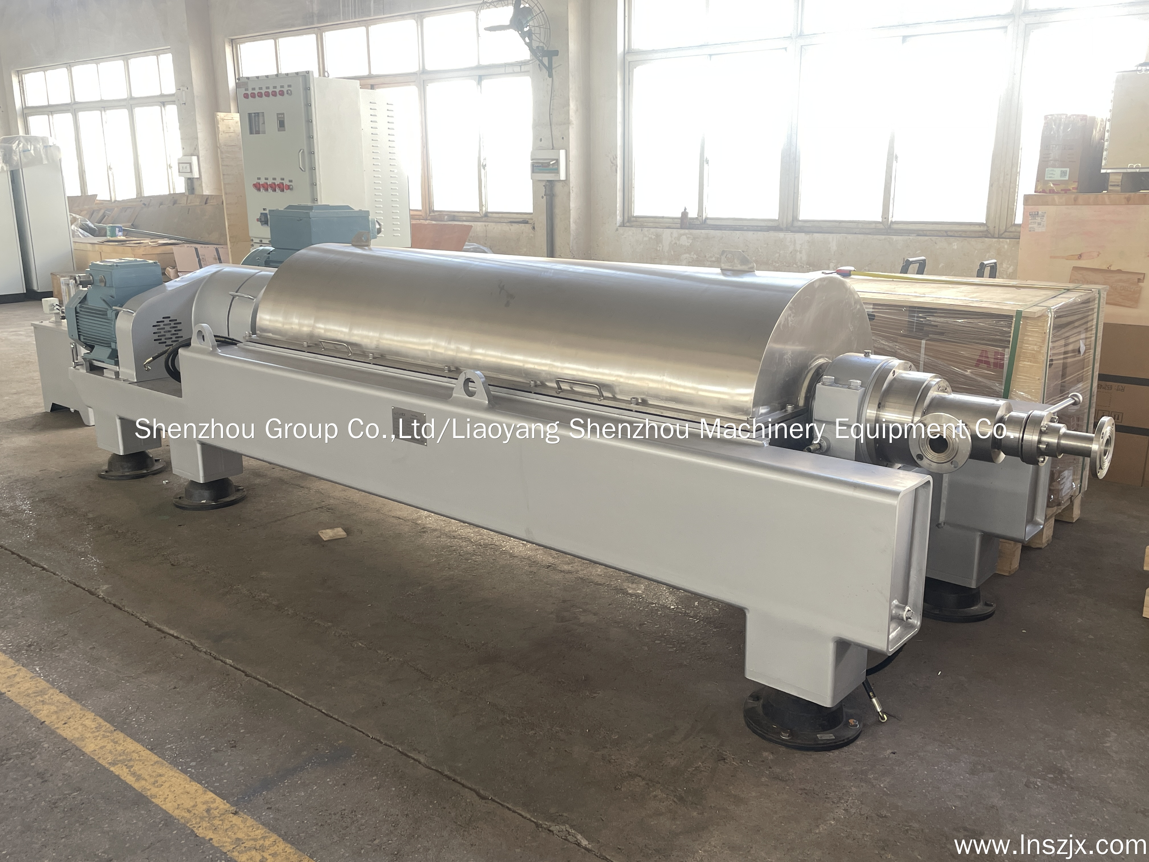 Quality Türkiye customer purchased a LWS520 three phase decanter 6