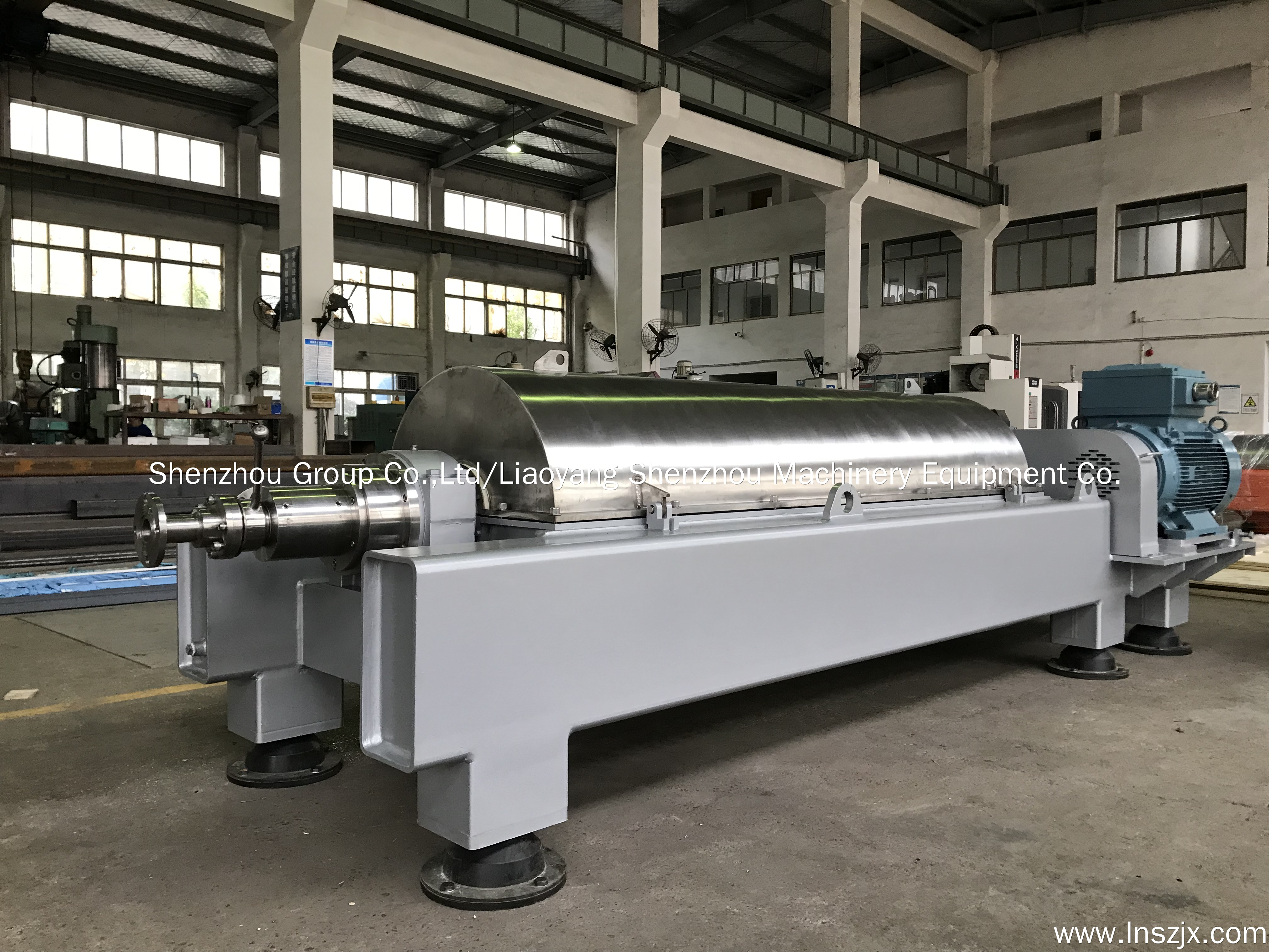 Quality Türkiye customer purchased a LWS520 three phase decanter 5