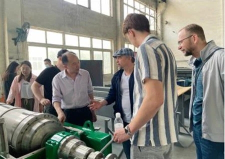 Customer from Russian Inspection Decanter Centrifuge 1
