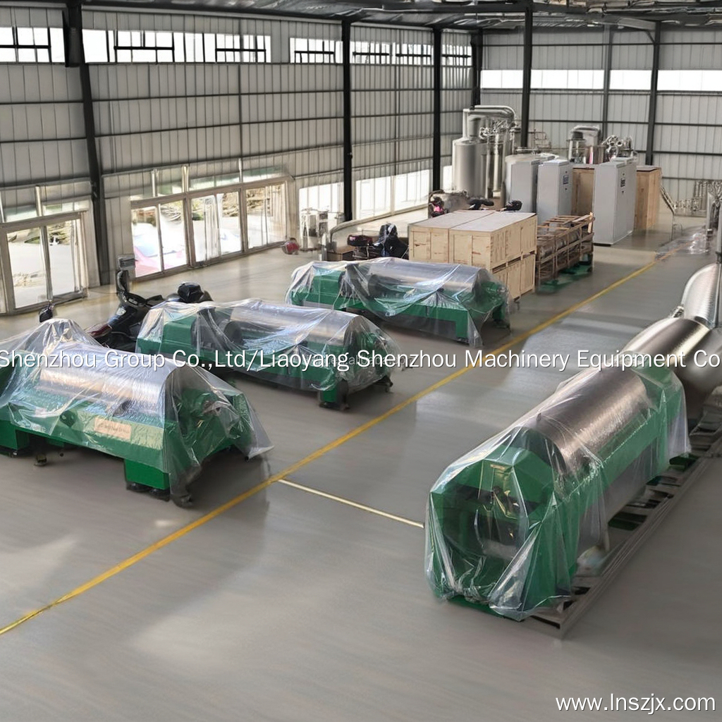 Steps for turning on and off a horizontal decanter centrifuge 2