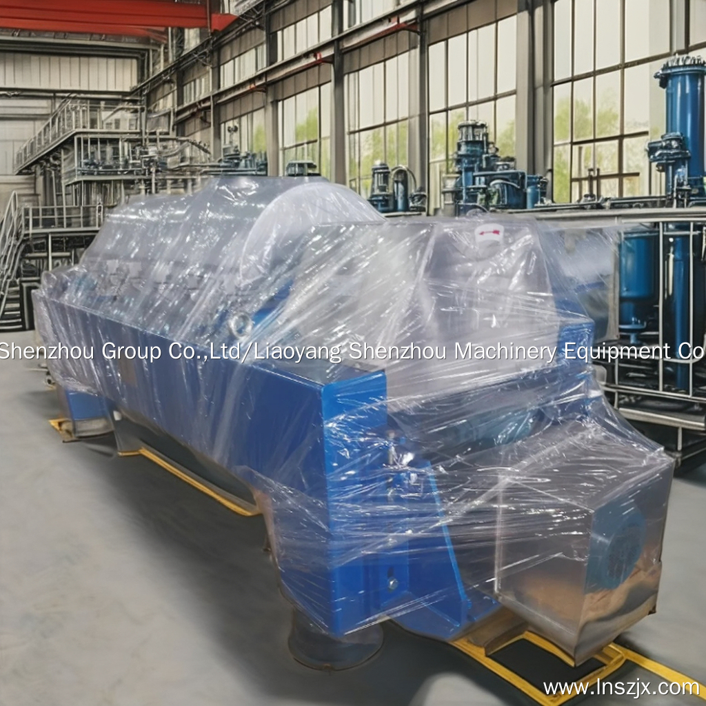 Steps for turning on and off a horizontal decanter centrifuge 4