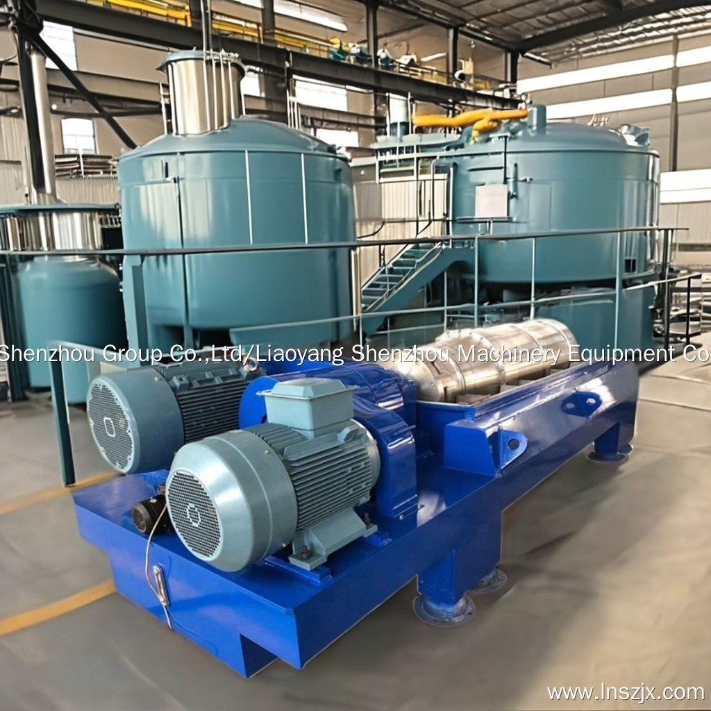Steps for turning on and off a horizontal decanter centrifuge 3