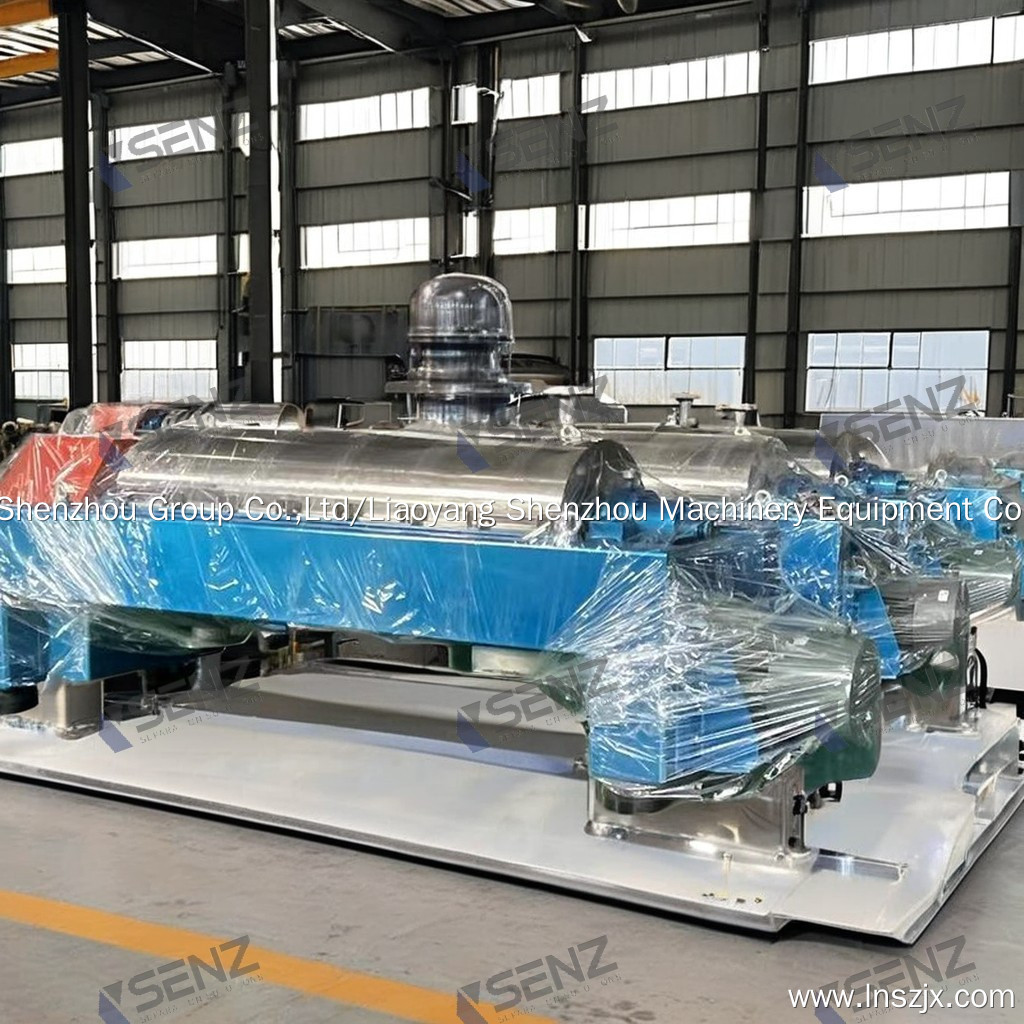 Adjustment of the drum speed of the horizontal decanter centrifuge 3