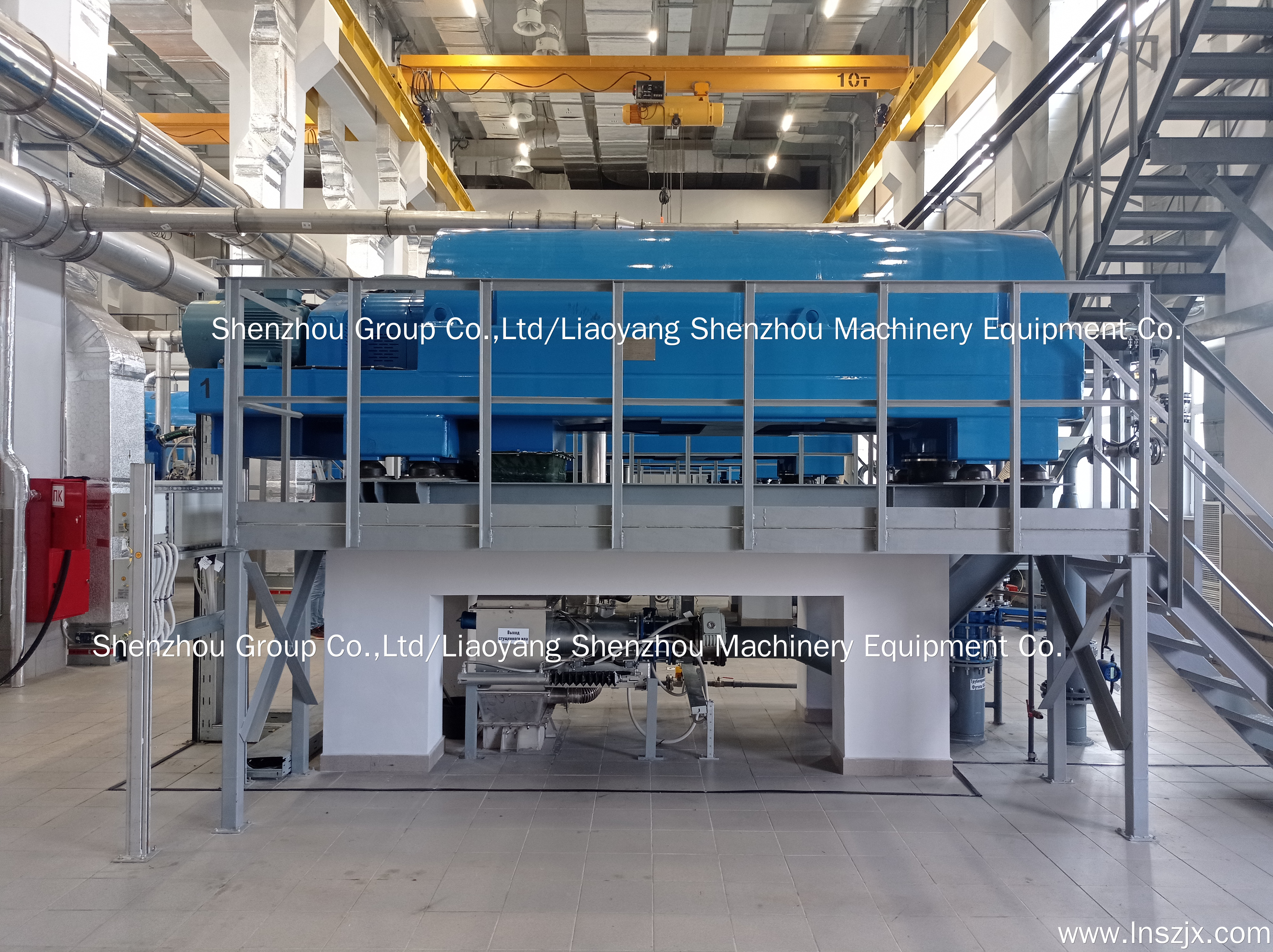 LW760 Sludge thickening decanter centrifuge export to Russian 5