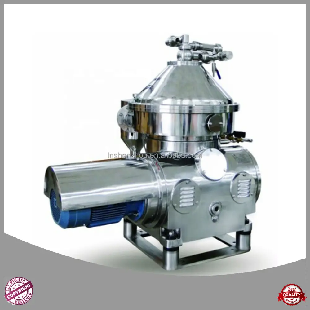 Disc Stack Centrifuge with 1000L/H Capacity 1