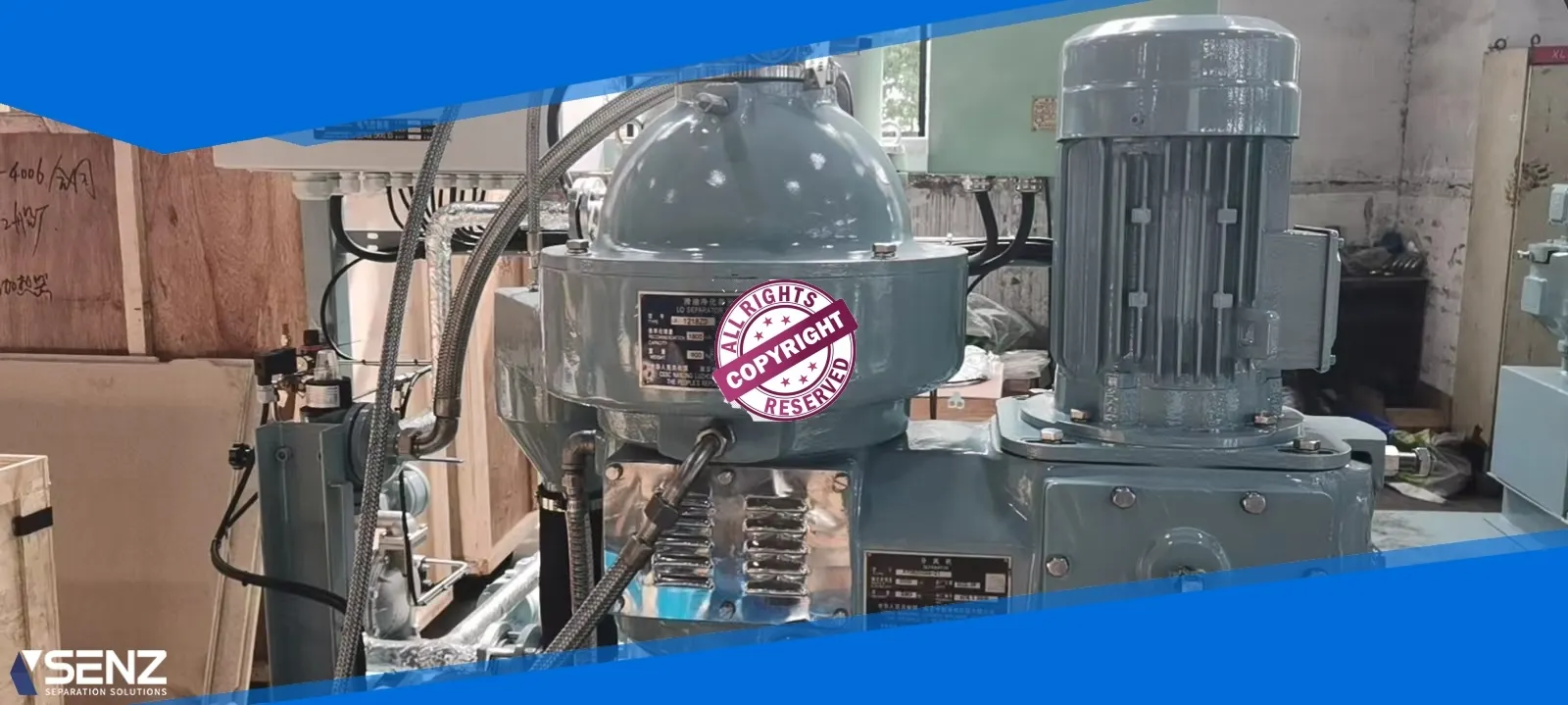 Disc Bowl Centrifuge for Turbine Oil Purification 1