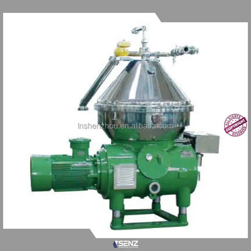 Green Dairy Cream Separator DHNZ Series: 3 Phase Disc Centrifuge 1