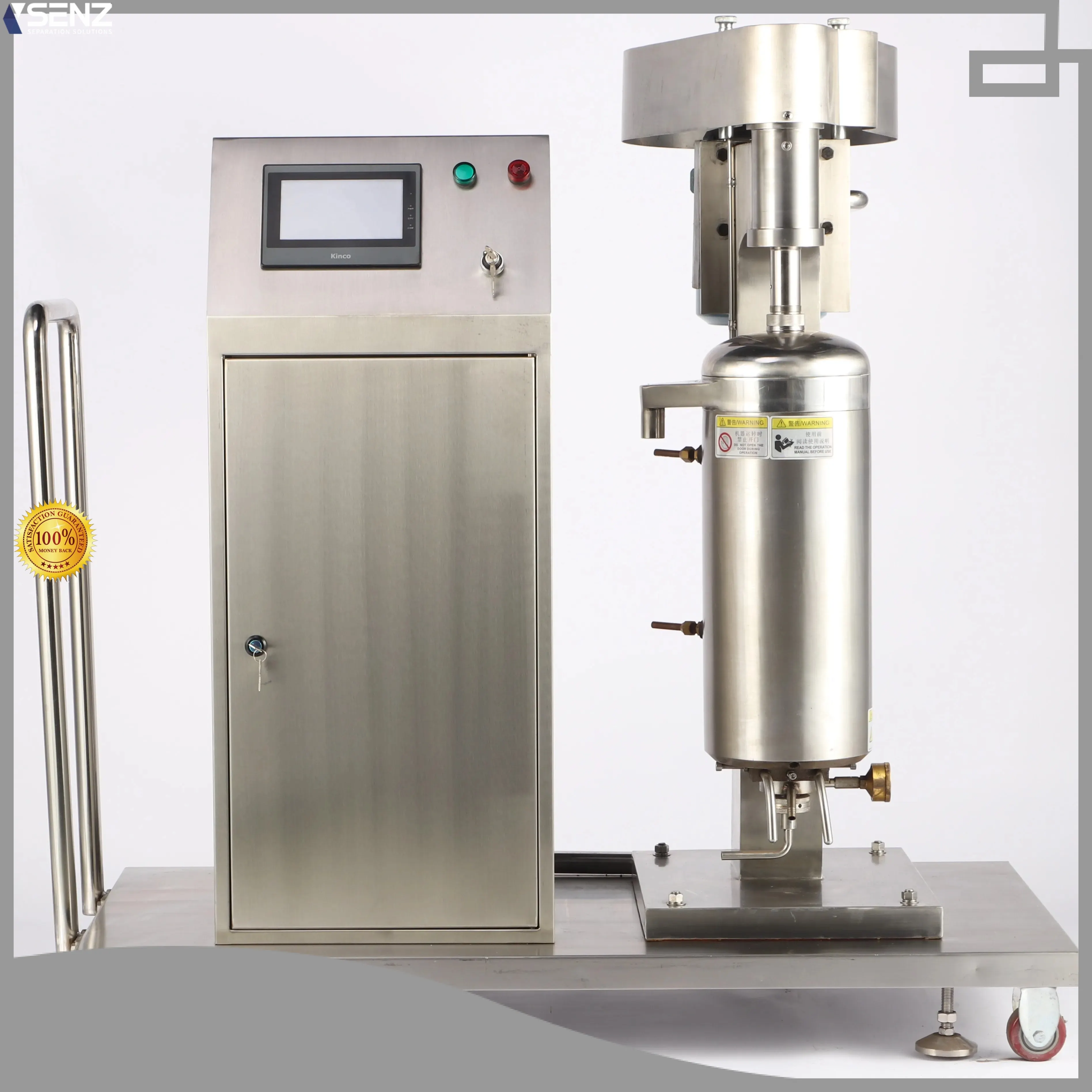 Tubular Bowl Centrifuge for Small Scale Separation. 1