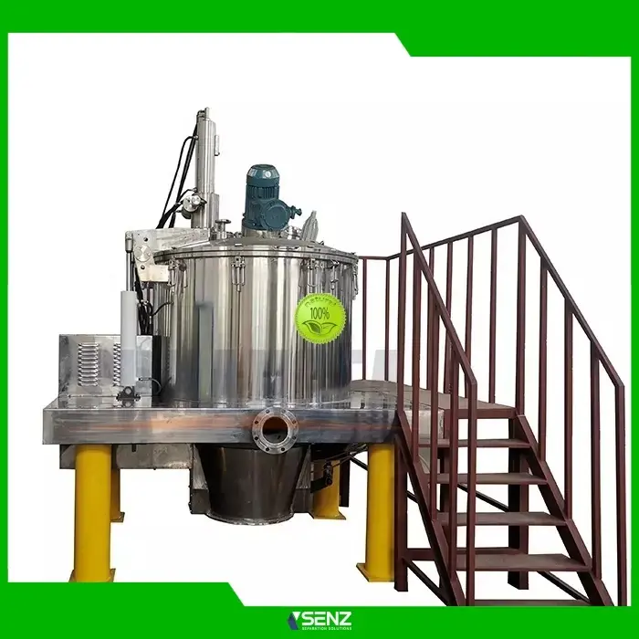 Automatic Scraper Bottom Discharge Centrifuge - High Efficiency & Remote-Controlled 1