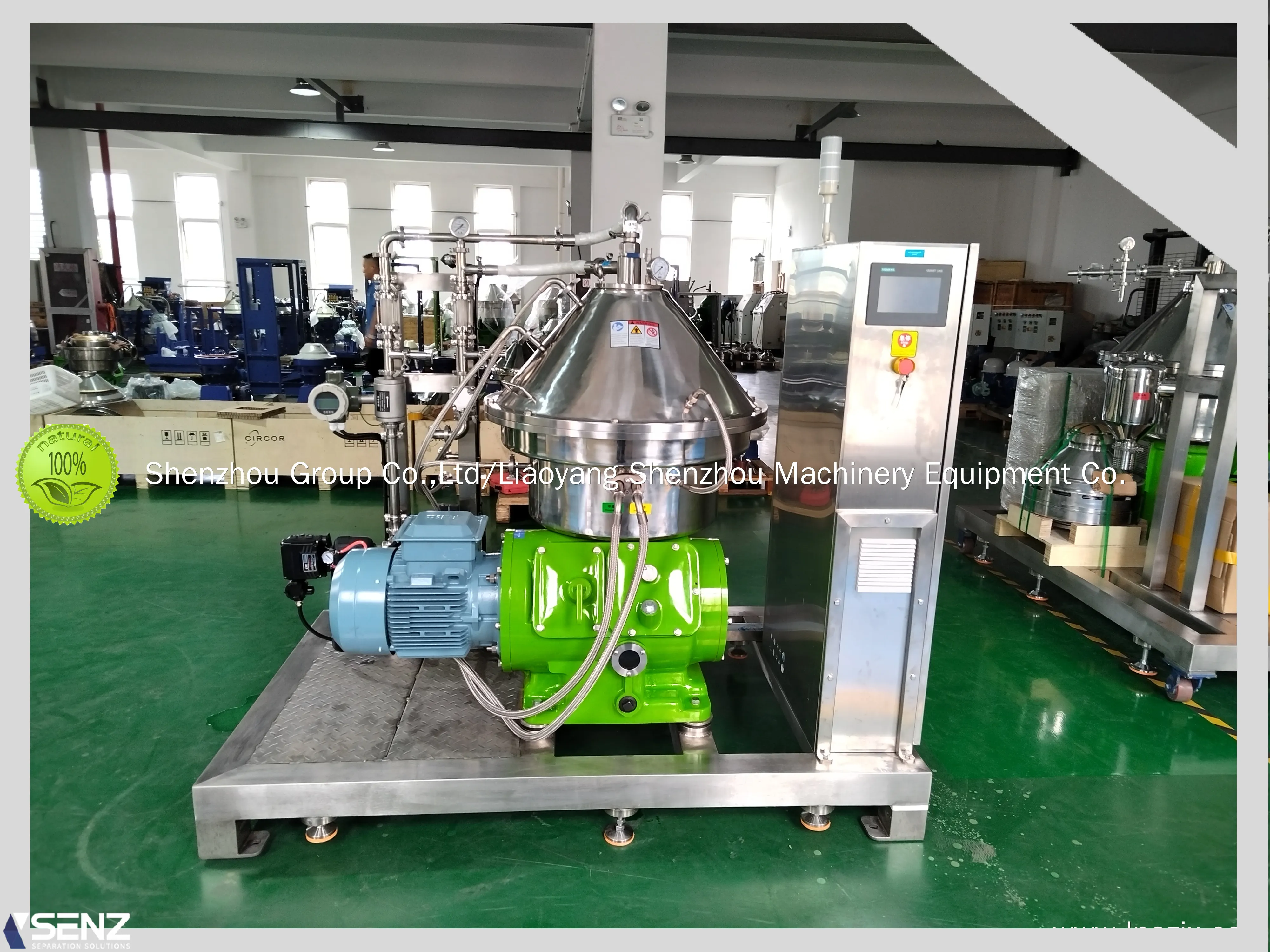 Custom 2 phase disc Centrifuge supply | Shenzhou 1