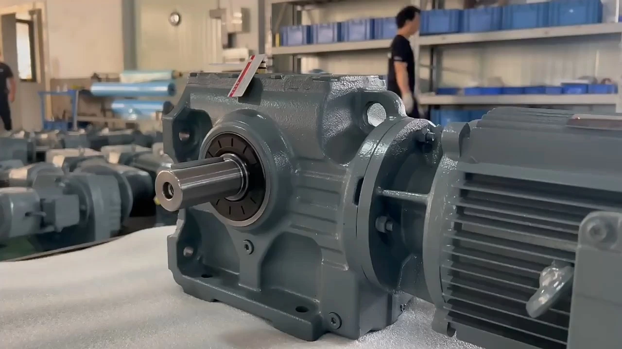 Helical-Worm Gearmotors S Series | 3-Stage Compact Right-Angle Drive Solution 1