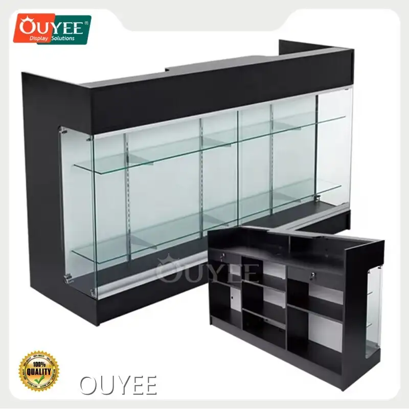 Light-Duty Single-Sided Glass Display Stand for Supermarket Slatwall 1