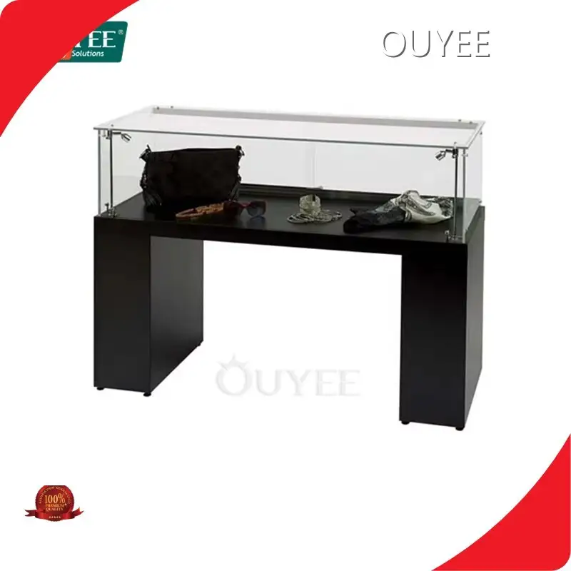 Quarter-Vision Glass Jewelry Showcase & Mobile Phone Display Case 1