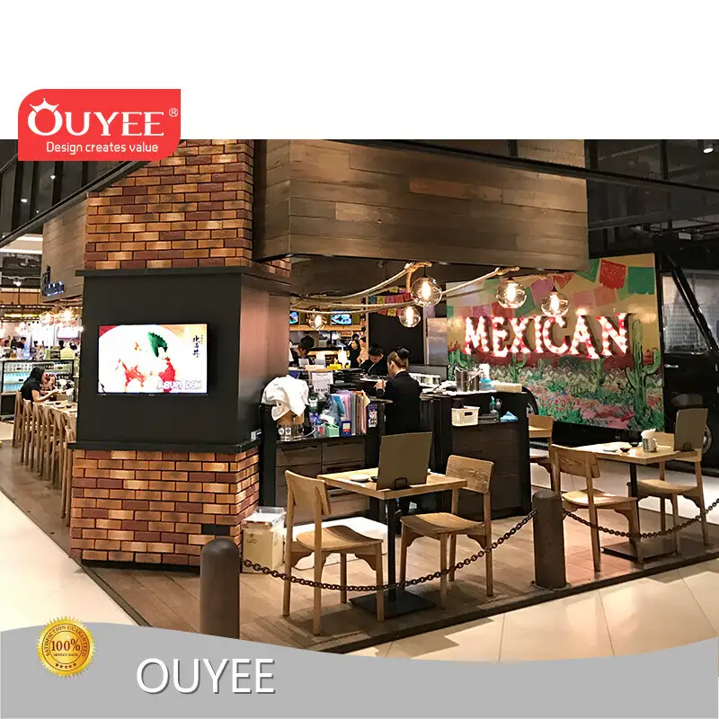 Customized Mall Food Kiosk for Sale - Fast Food & Popcorn Kiosk 1