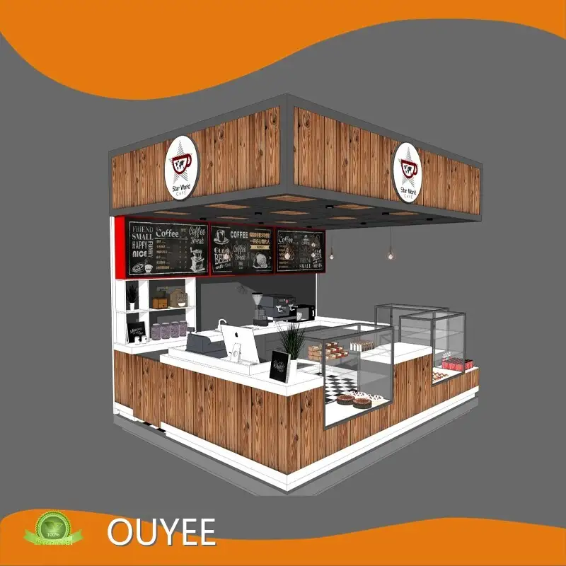 Indoor Self-Contained Fresh Orange Juice & Waffle Kiosk 1