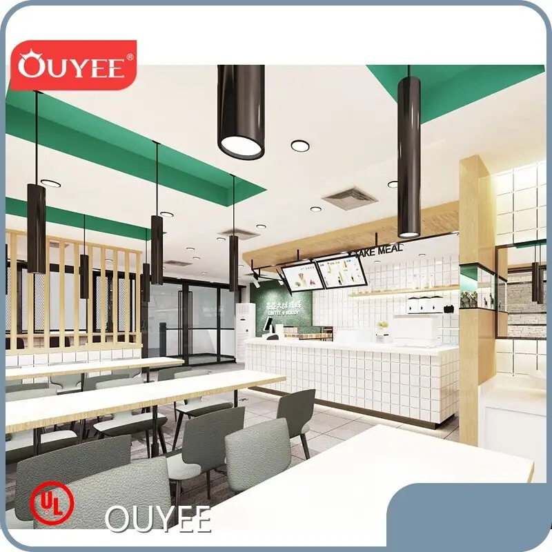 Commercial Coffee Shop Counter Kiosk for Bagel, Crepe, Pizza, Bakery 1