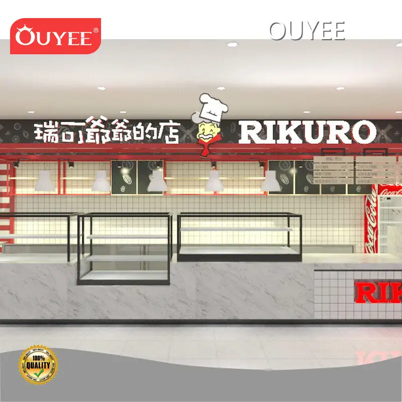 Customized Mall Indoor Food & Coffee Kiosk Design Manufacturer 1