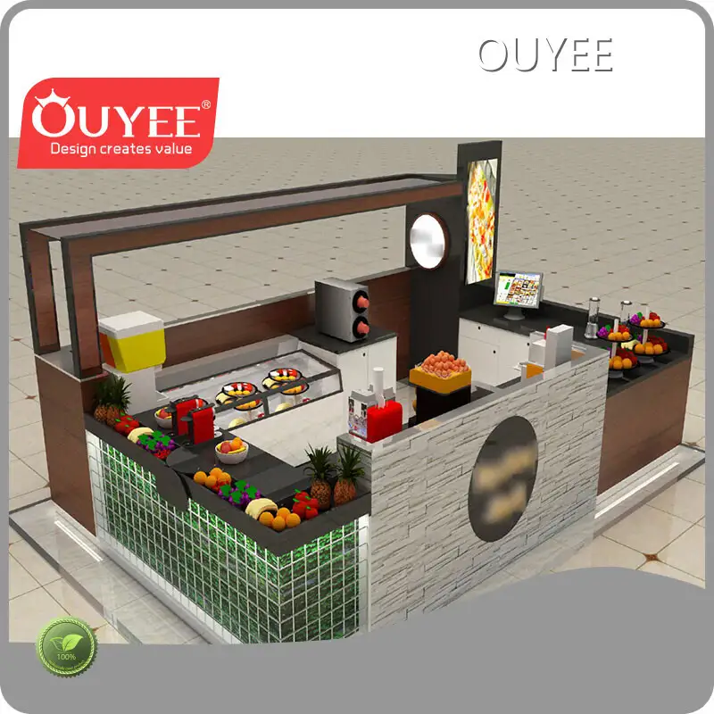 Customized Wooden Coffee Shop & Mall Kiosk Counter - Manufacturer 1