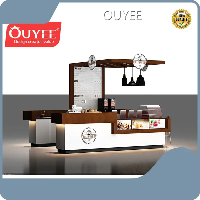 Custom Indoor Mall Sushi Food Kiosk 1