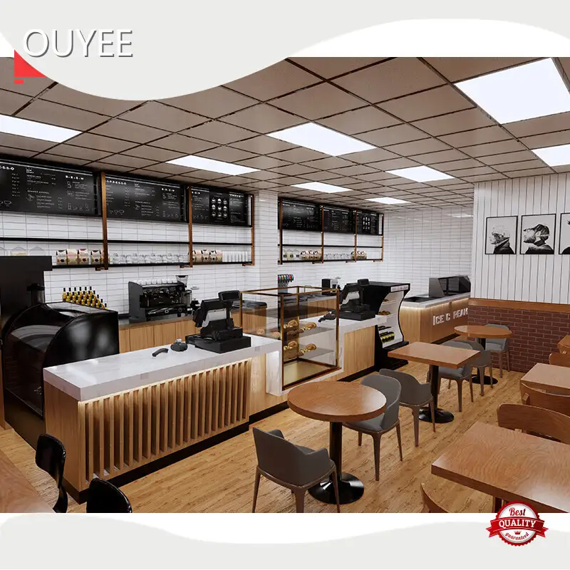 Electric Retail Food & Coffee Kiosk Counter for Sushi & Baked Potato 1