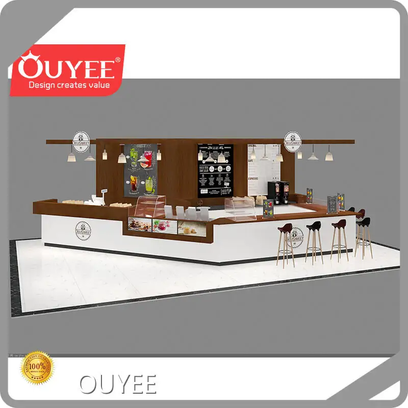 Food Retail Kiosk - Menu Roof, Lockable Windows & Acrylic Boxes 1