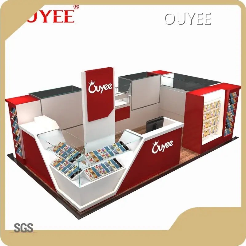 Shopping Mall Mobile Phone Kiosk for Manicure and Cell Retail 1