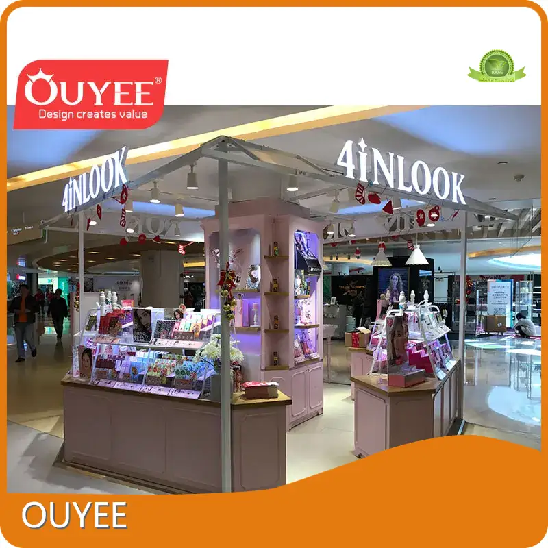 Cosmetic Booth and Nail Polish Cabinet Kiosk for Beauty Products 1