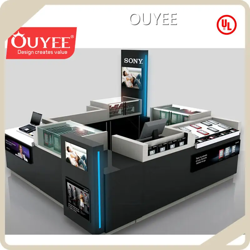 Cellphone Repair Kiosk Display Showcase Furniture for Mall Mobile Shop 1