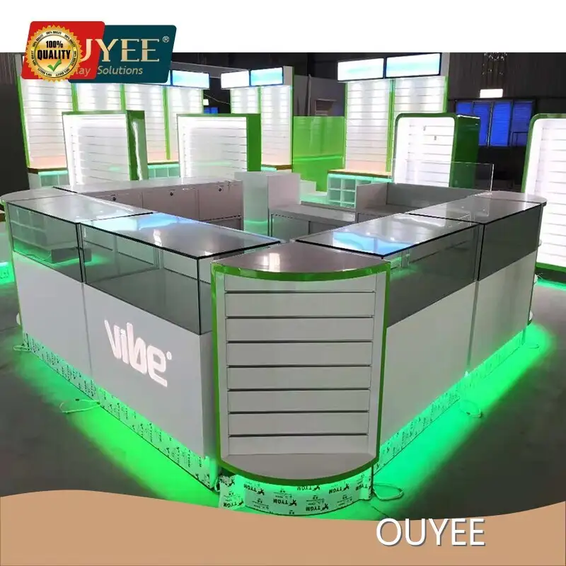 Retail Mall Mobile Phone Accessory Kiosk Design for Cellphone Repair 1