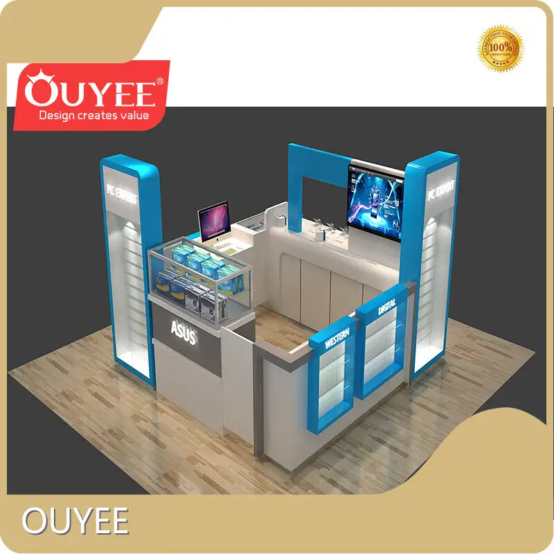 Mobile Phone Accessories Kiosk / Cellphone Mall Kiosk Design 1