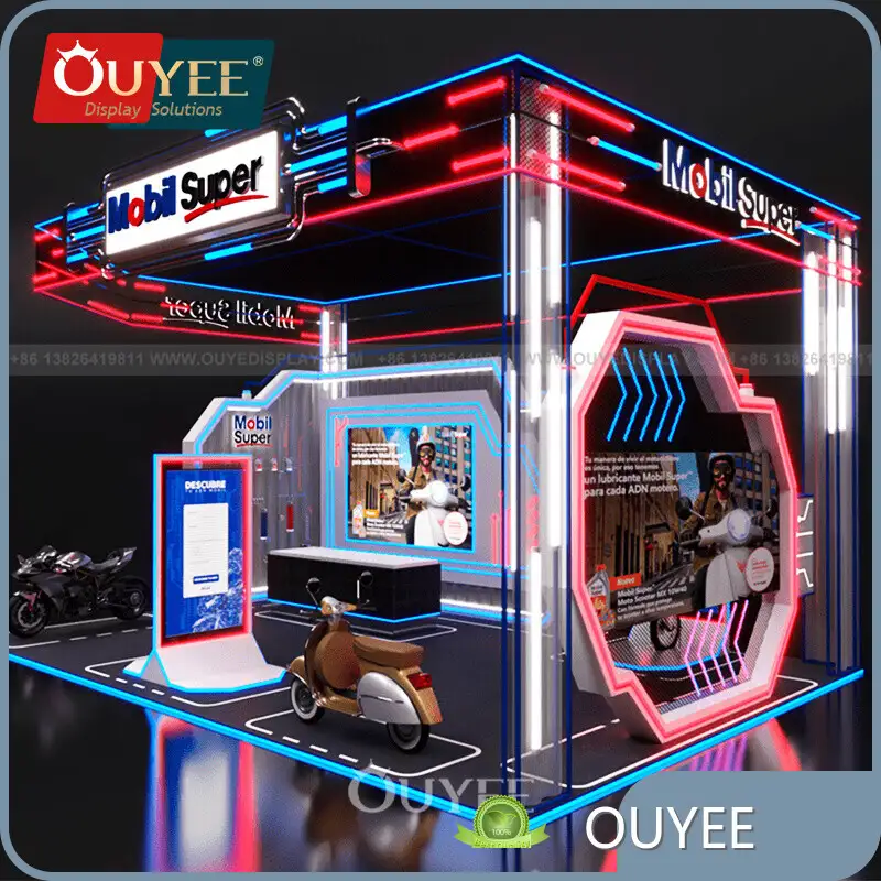 Customized Aluminum Portable Exhibition Backdrop & Ad Display Stand 1