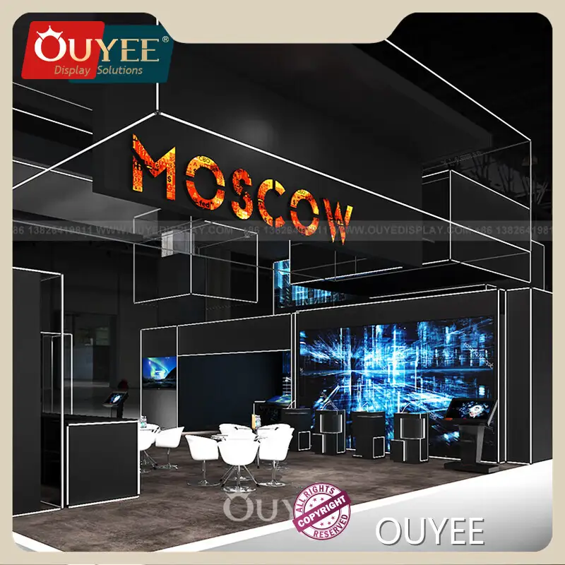 Customized Trade Show Recyclable Exhibition Booth Stand Aluminum Rack 1