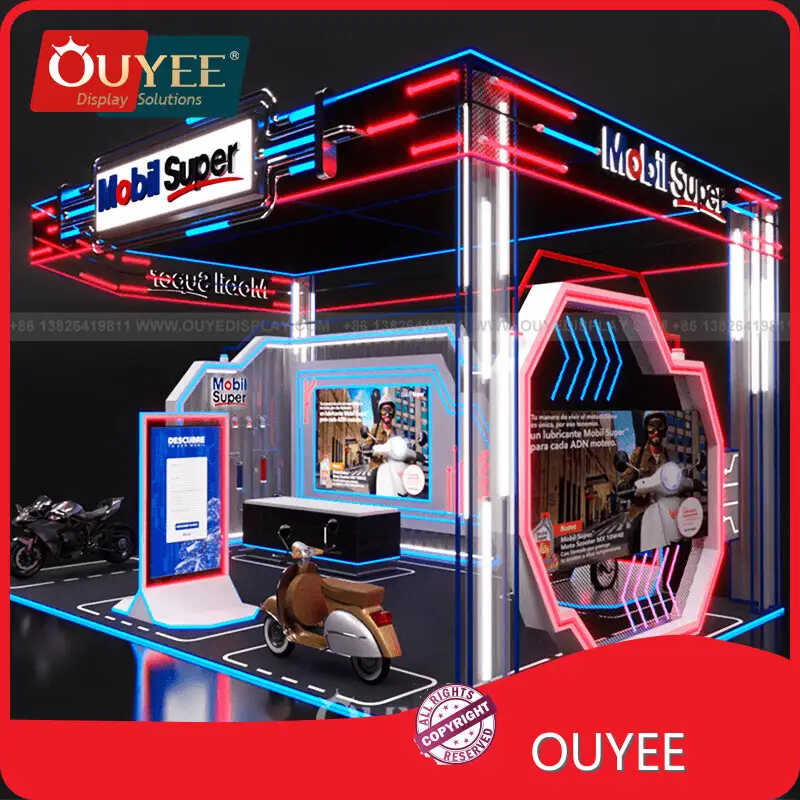 Custom LED Trade Show Booth & Exhibition Stand for Shoe Display 1