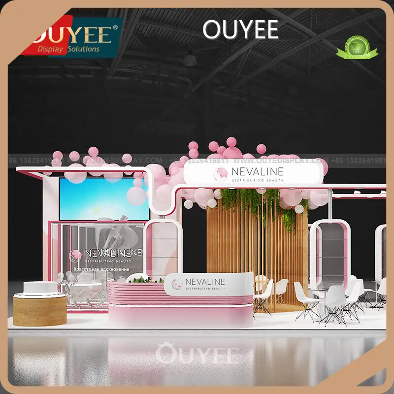 Trade Show Exhibition Stand Booth Display Furniture with LED 1