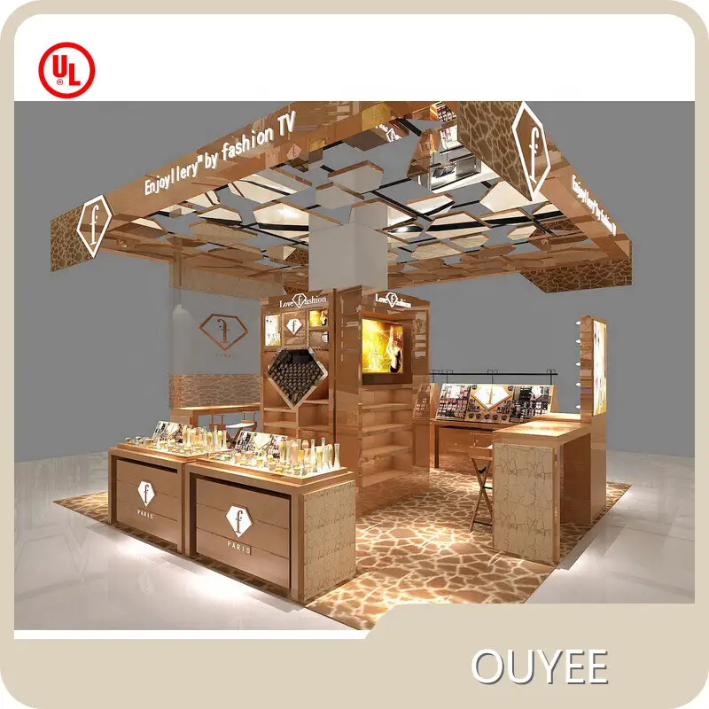 Perfume Bar Display Kiosk Stand & Rack Booth 1