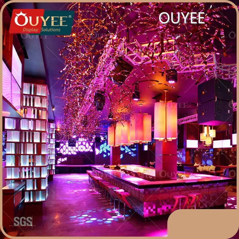 LED Frame Table for Nightclub Bar Interior Design 1