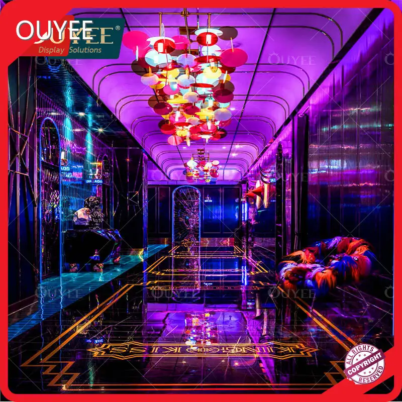 Commercial Nightclub DJ Booth, Bar Tables & Lounge Chairs 1