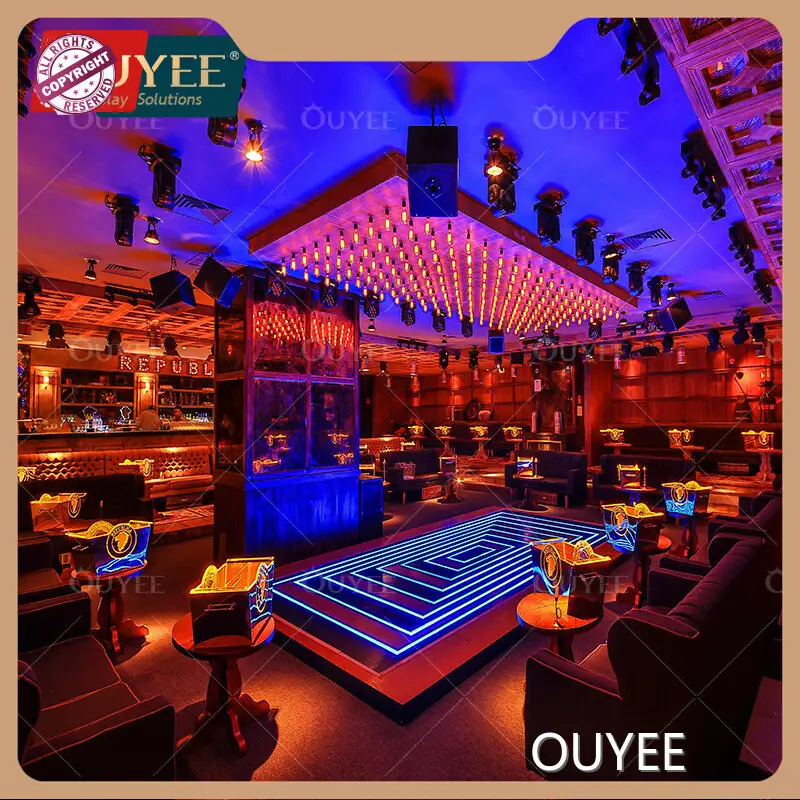 Nightclub Bar Furniture Set with LED Disco DJ Dance Table 1