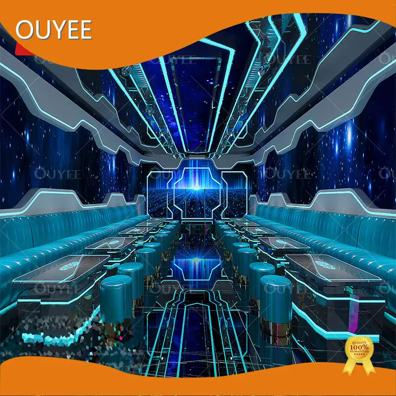 Nightclub Sofa and Roof Lights for Bar Interior Design & Decoration 1