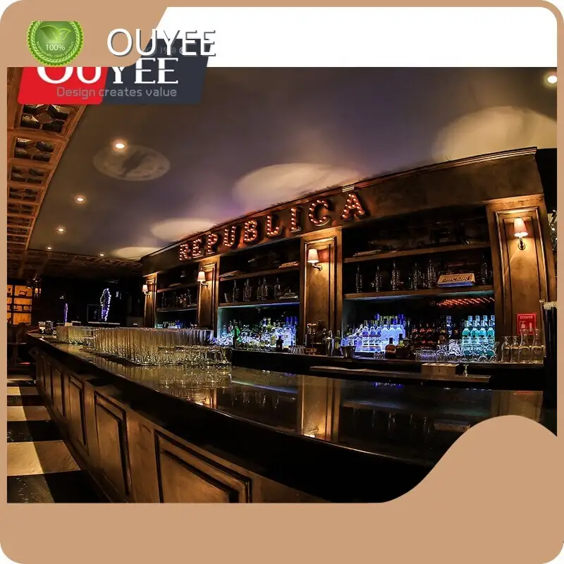 Nightclub Lounge Bar Counter Table & Chairs Furniture Set 1