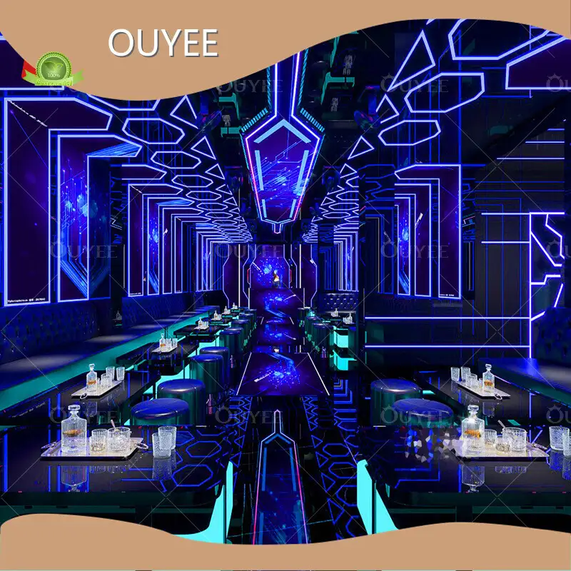 Nightclub Bar Counter and Lounge Furniture Sets for 3D Interior Design 1