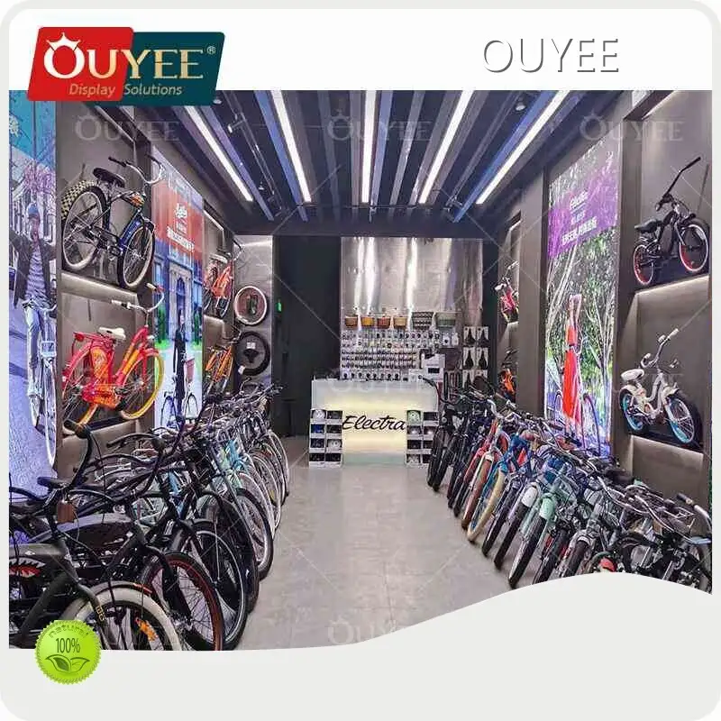 Customized Motorcycle & Bike Store Fixtures for Accessories Display 1