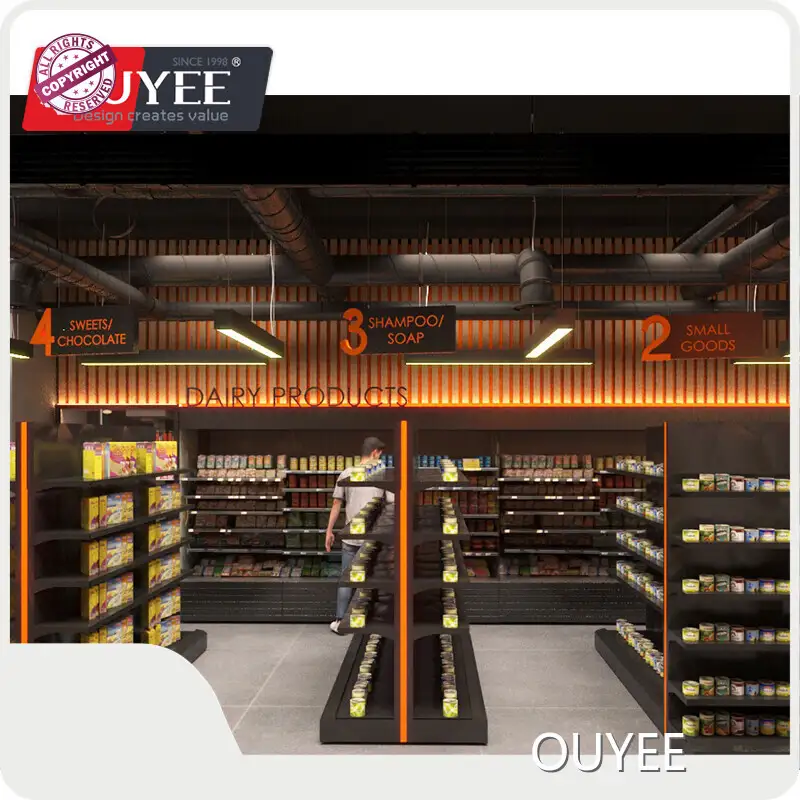 Factory Supermarket Wooden Fruit & Vegetable Display Shelves Rack 1