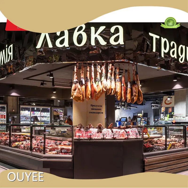 Supermarket Fruit & Vegetable Display Shelves with Shelf Dividers 1