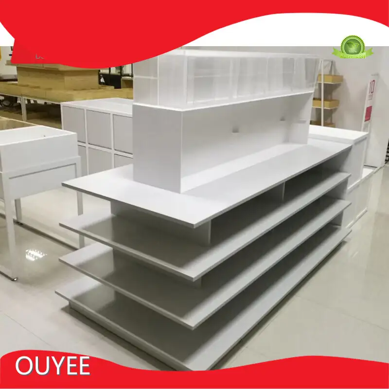 Commercial Wooden Gondola Display Shelving for Supermarkets 1